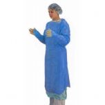 Disposable Blue Thumb Loop Protector Gowns